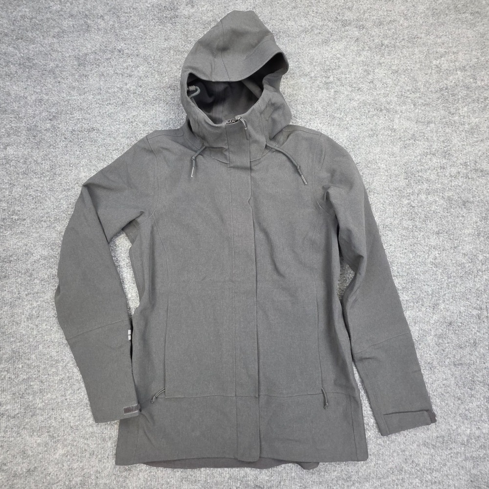 The North Face Apex Flex Jacket Women's Small Gray Embroidered * Microsoft